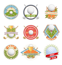 Golf Club Logo Set