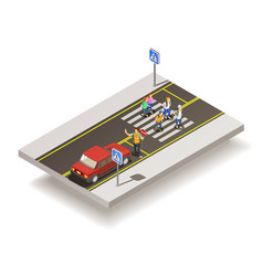 Zebra Crossing Road Composition