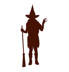 Kid Witch Costume Silhouette