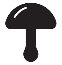 Mushroom Icon Isolated On White Background