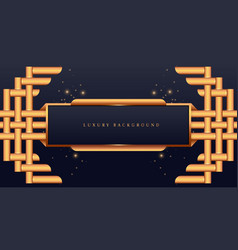 Elegant Golden Line Geometric Background Design