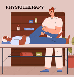 Physiotherapy For Elderly People Poster Template