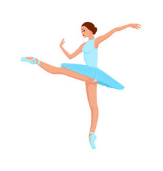 Ballerina In Pale Blue Dress