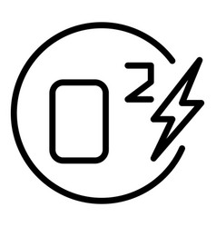 Oxygen Concentrator Icon Outline Home