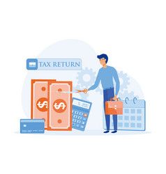 Tax Deduction Concept Of Return Successful