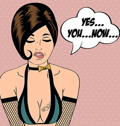 Sexy Horny Woman In Comic Style Xxx