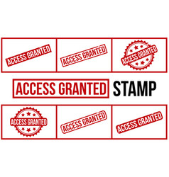 Access Granted Rubber Stamp Set