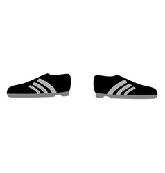 Black Sport Shoe Cartoon