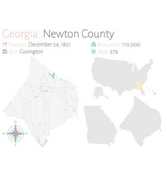 Map Newton County In Georgia