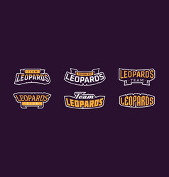 Bold Sports Font For Panther Leopard Logo Text