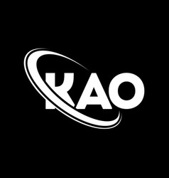 Kao Logo Letter Letter Logo Design