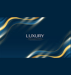 Luxury Blue And Gold Background