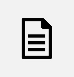 Word Document Icon Paper File Page Note Memo Text