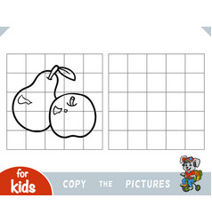 Copy The Picture Education Game Apple And Pear