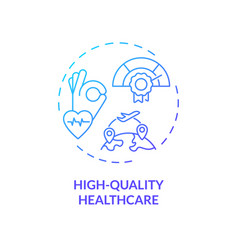 Thin Line Gradient Icon High Quality Healthcare