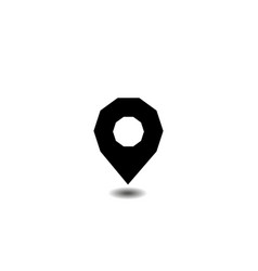 Decagon Location Icon Symbol