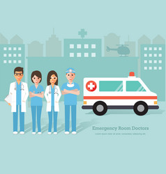 Emergency Room Doctors And Nurse