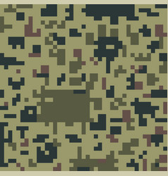 Military Digital Pixel Camouflage Background