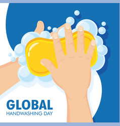 Global Handwashing Day Campaign With Soap Bar