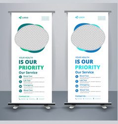 Modern Healthcare And Medical Roll Up Design