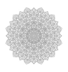 Creative Mandala Adult Coloring Book Page