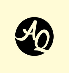 Merger Shape Of Aq Initial Letter