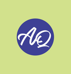 Merger Shape Of Aq Initial Letter