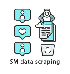 Sm Data Scraping Color Icon