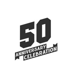 50 Anniversary Celebration Greetings Card 50th