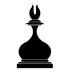 Bishop Chess Piece Cut Out