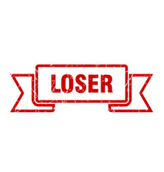 Loser Grunge Vintage Retro Band Ribbon