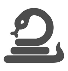 Snake Solid Icon Worldwildlife Concept