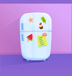 Fridge Icon With Magnets