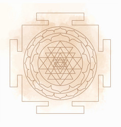 Sri Yantra Or Chakra Form Mystical