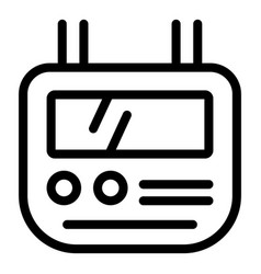 Home Cablebox Icon Outline Style