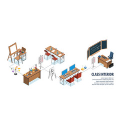 Isometric Class Infographic