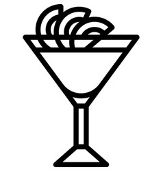 Kamikaze Cocktail Icon Alcoholic Mixed Drink