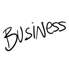 Business Lettering Doodle