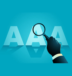 Business Silhouette Aaa Magnifying Glass