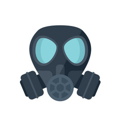 Gas Mask Poison Icon Flat Toxic Air