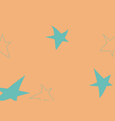 Hand Draw Stars Background