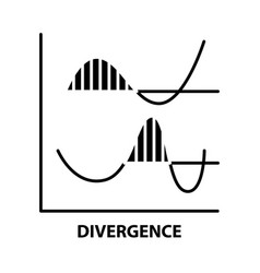 Divergence Icon Black Sign With Editable