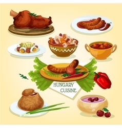 Hungarian Cuisine Signature Dishes Icon