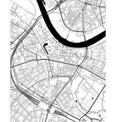 Map City Dresden Saxony Germany