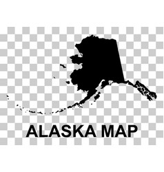 Alaska Map Shape United States Of America Flat