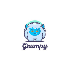 Grumpy Yeti Flat Style