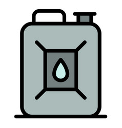 Oil Can Icon Flat