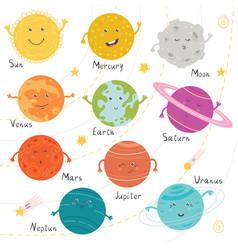 Cute Planet Solar System