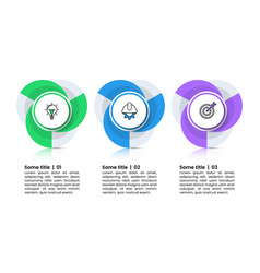 Infographic Template Standing Circular Shapes