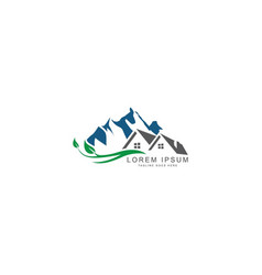 Mountain Home Logo Template